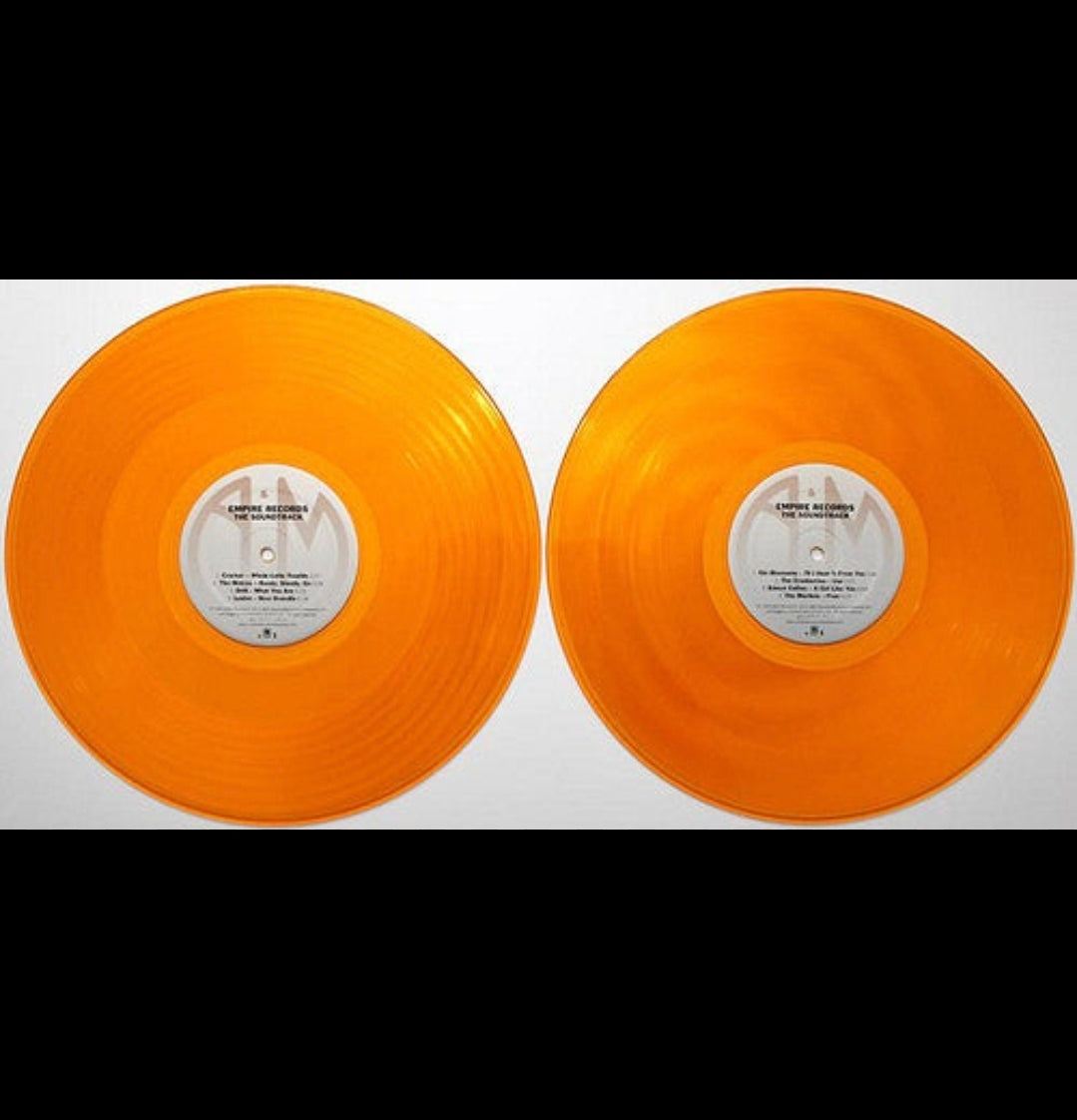 EMPIRE RECORDS - THE SOUNDTRACK COLOURED VINYL RECORD 2LP ORANGE VINYL **OFFICIAL REPRESS**