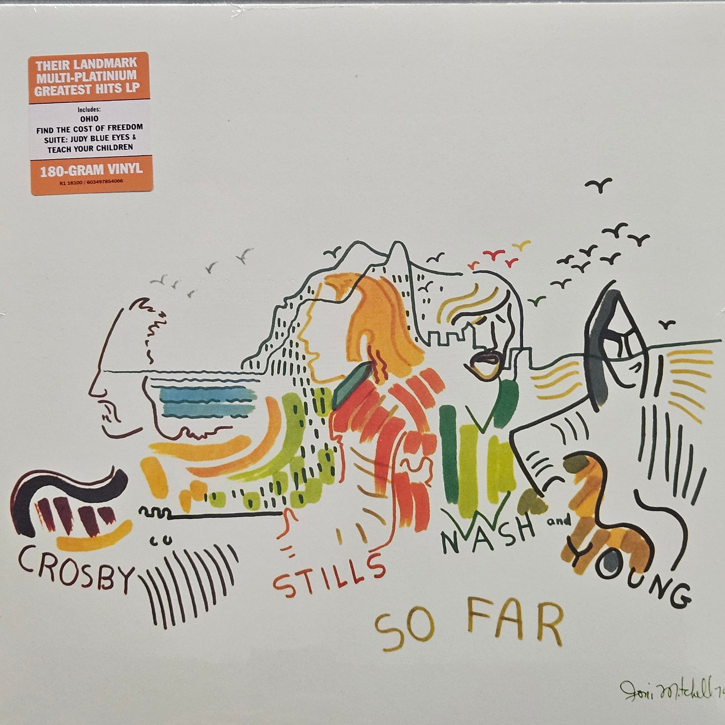 Crosby, Stills, Nash & Neil Young - So Far (LP, Comp, RE, 180)