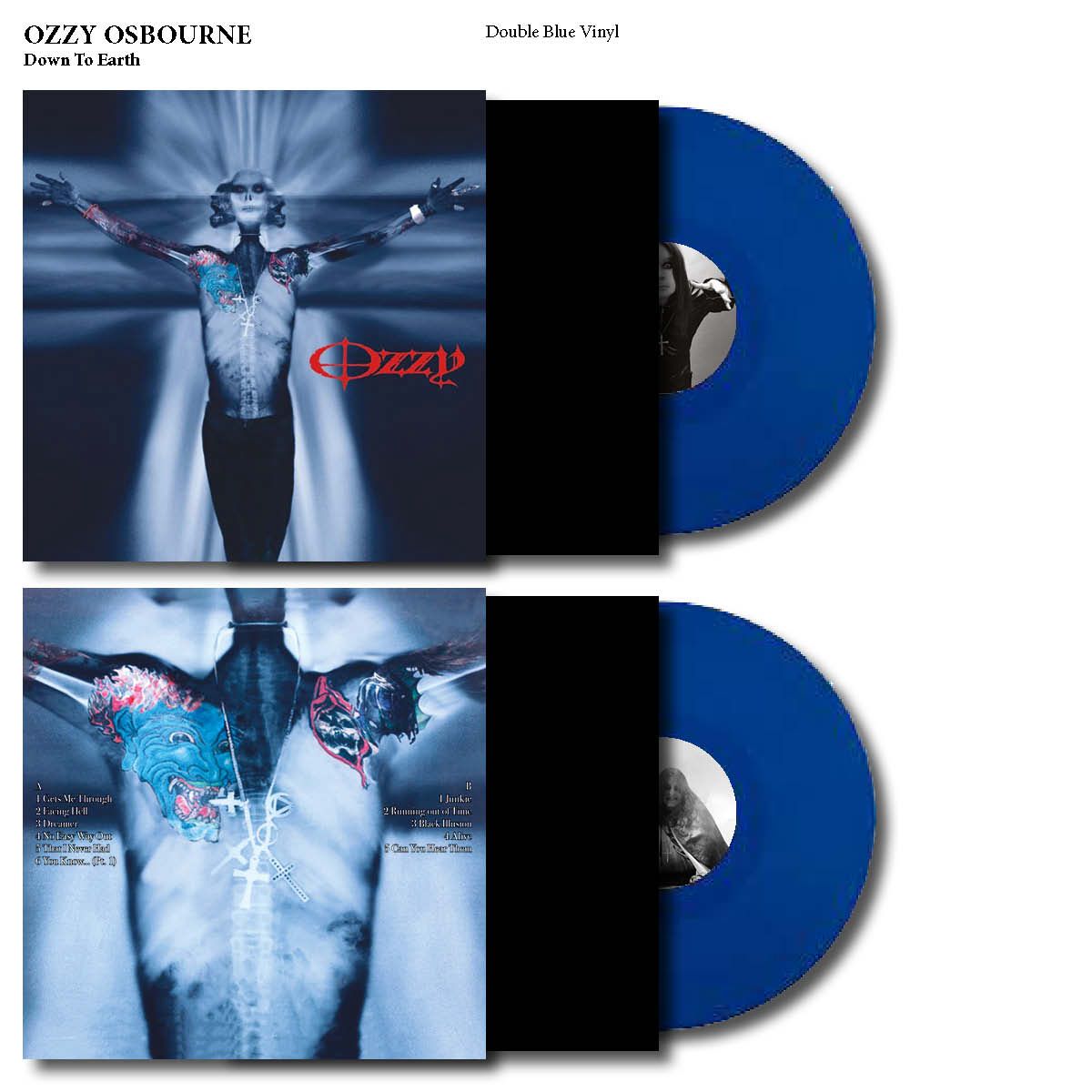 Ozzy Osbourne - Down To Earth Vinyl Record 2LP
