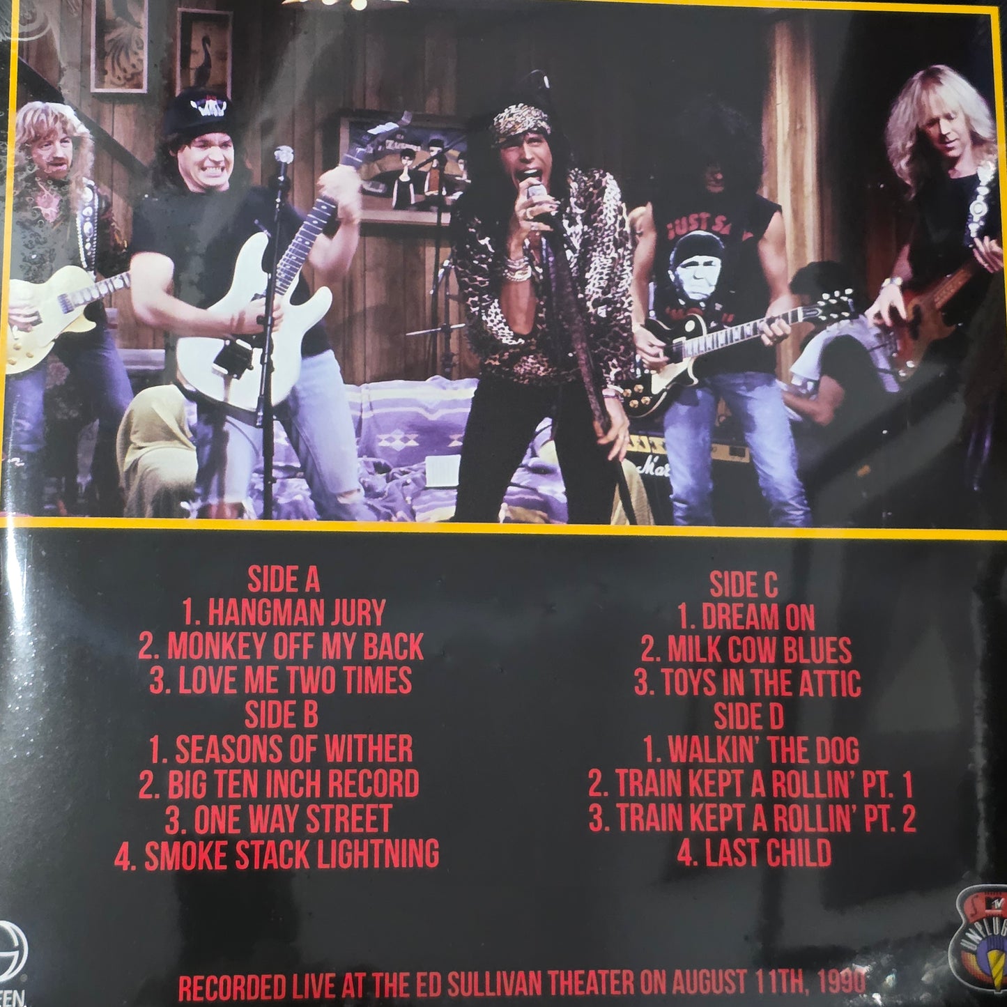 Aerosmith – Unplugged 1990 "2LP COLOURED VINYL RECORD"