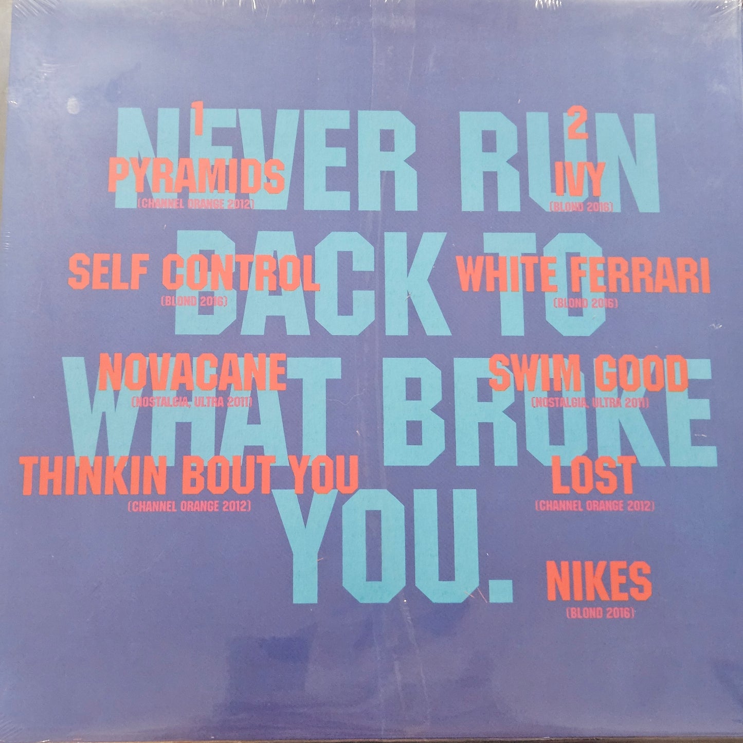FRANK OCEAN - I've Been Thinking About Forever... The Best Of Vinyl RED COLOURED VINYL RECORD GREATEST HITS