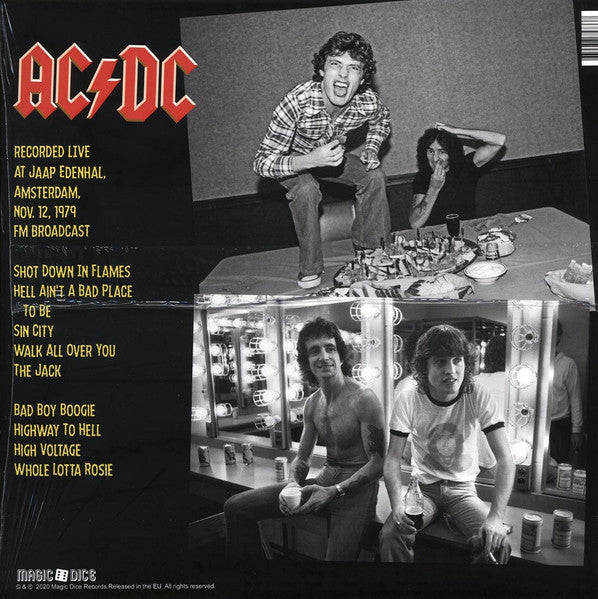 ACDC AC/DC NO STOP SIGNS LIVE IN AMSTERDAM 1979 VINYL RECORD