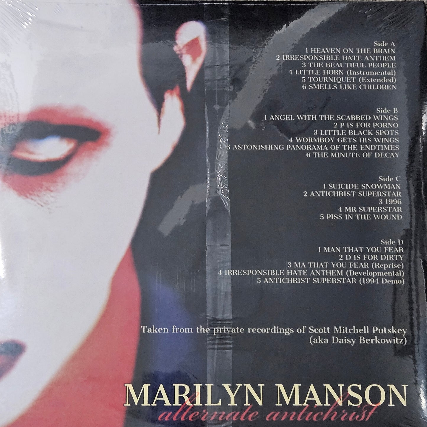 Marilyn Manson – Alternate Antichrist "2LP COLOURED VINYL RECORD "