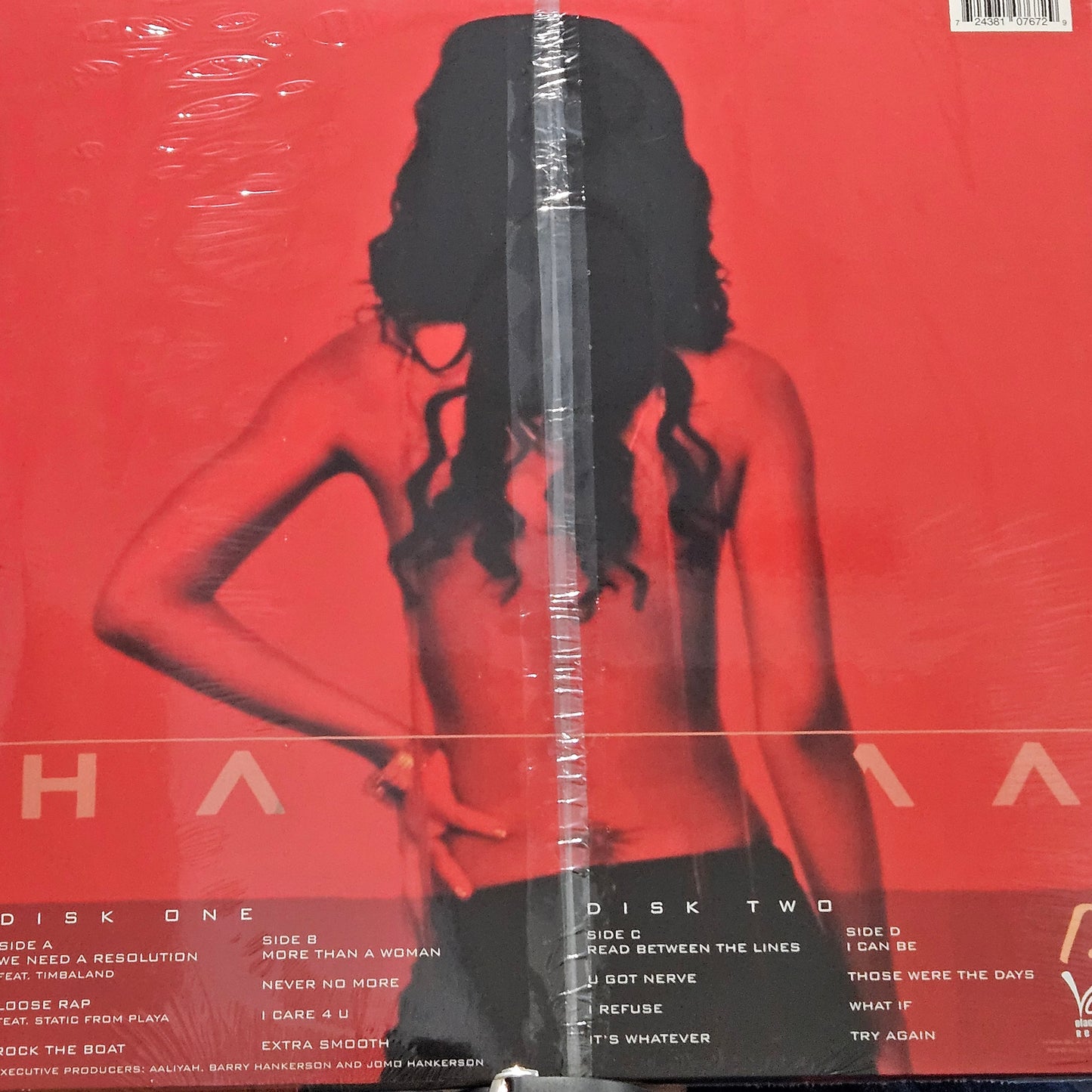 AALIYAH - AALIYAH 2LP COLOURED VINYL RECORD