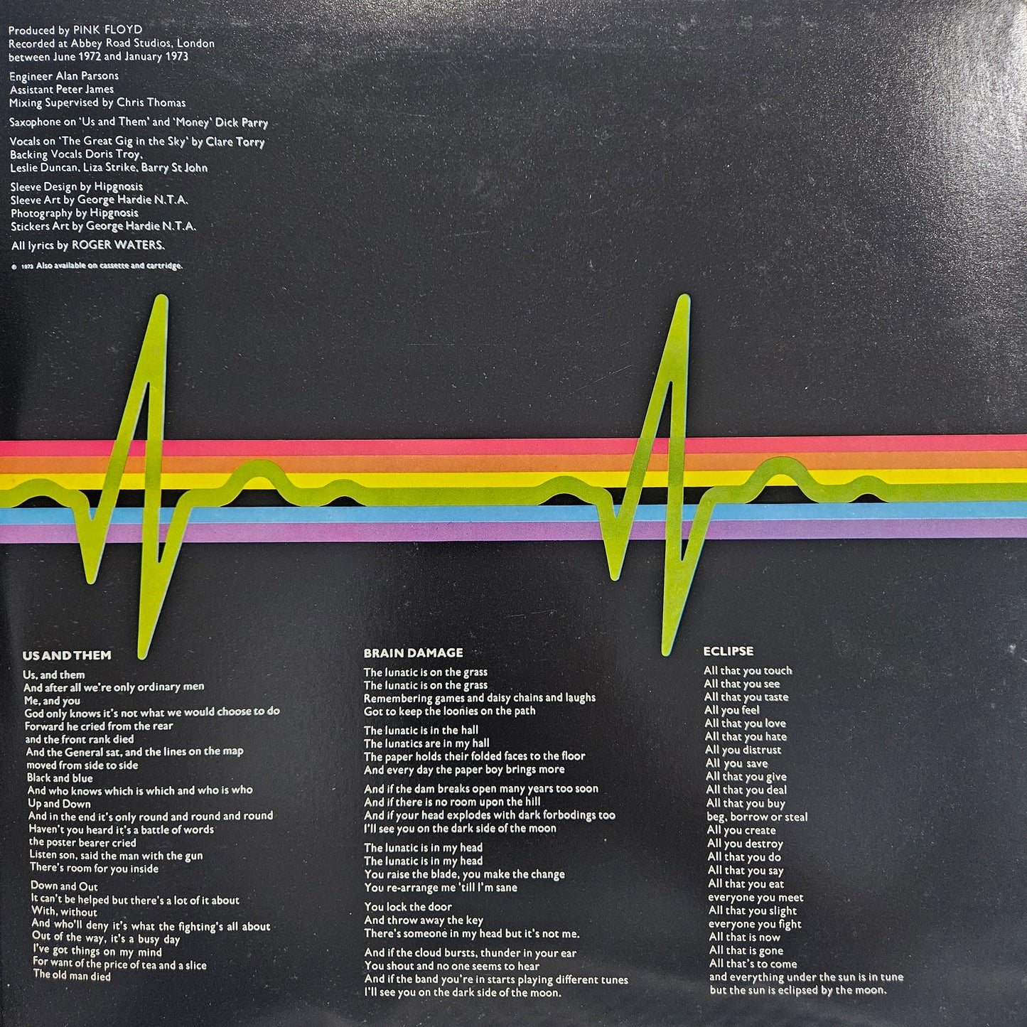 Pink Floyd = Pink Floyd - The Dark Side Of The Moon = 狂気 (LP, Album, RP, Gat)