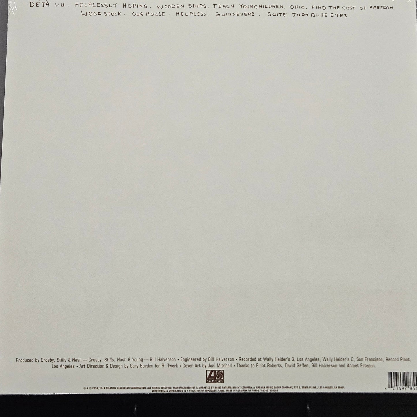 Crosby, Stills, Nash & Neil Young - So Far (LP, Comp, RE, 180)