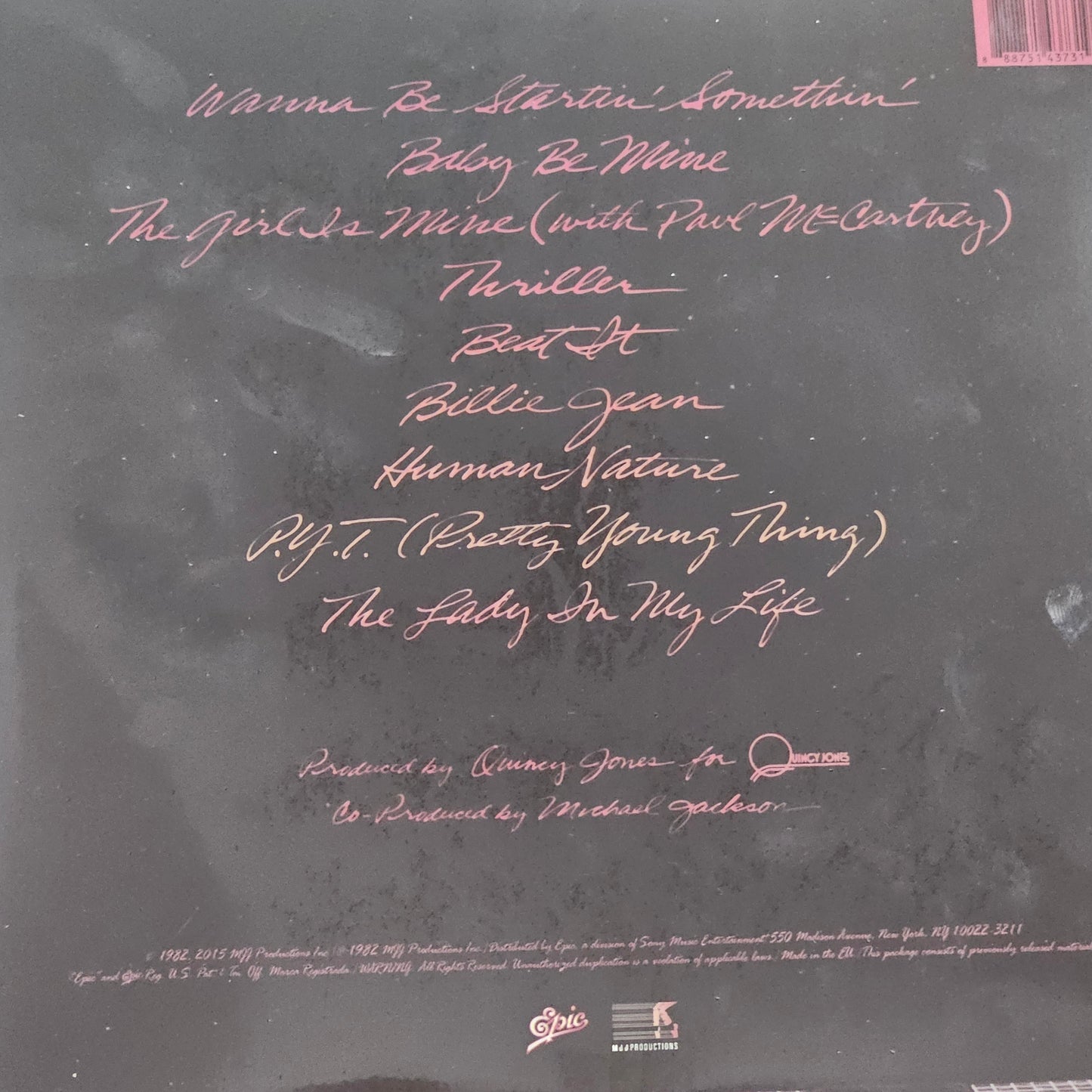 Michael Jackson - Thriller Vinyl Gatefold Brand New and Sealed