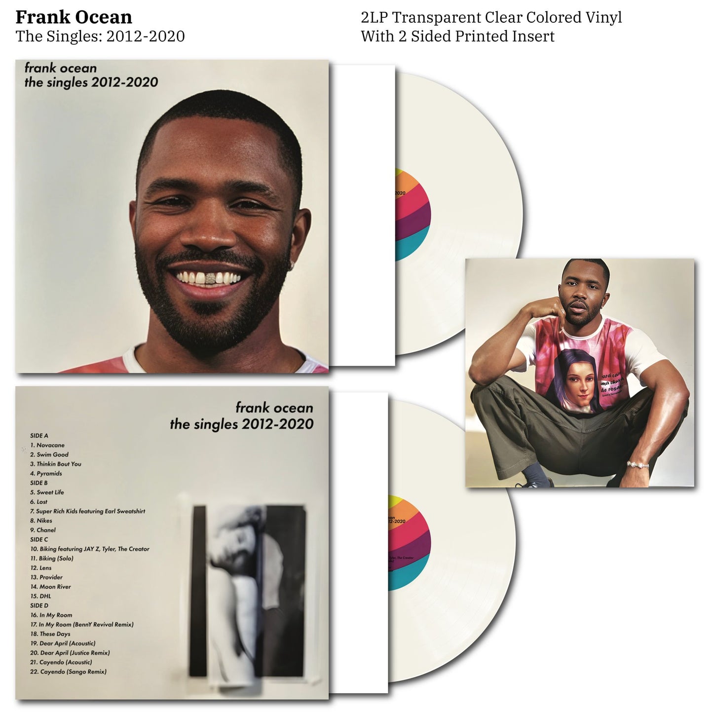 Frank Ocean - The Singles 2012-2020 Best Of Greatest Hits 2LP Vinyl Record