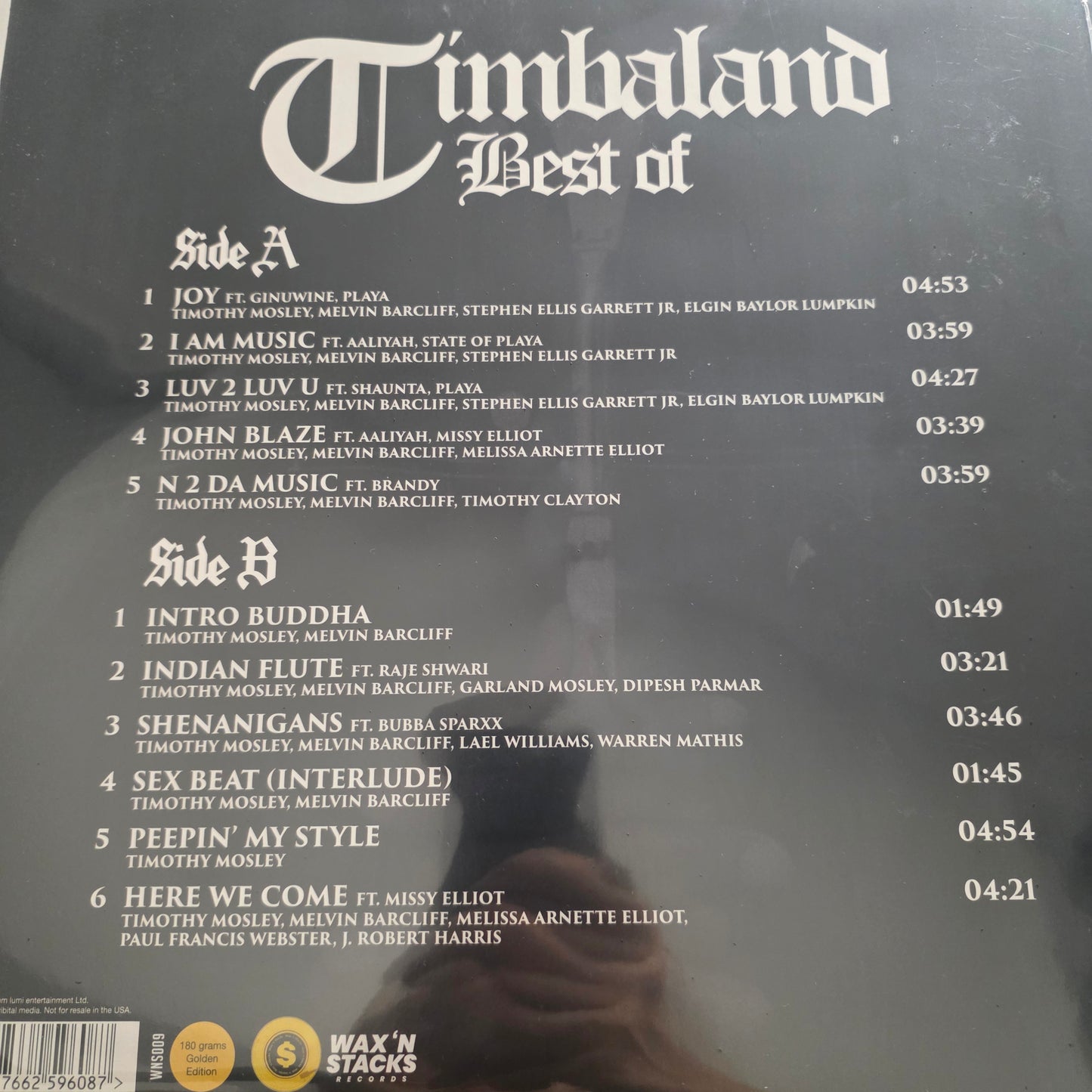 Timbaland - Best of Vinyl Record LP