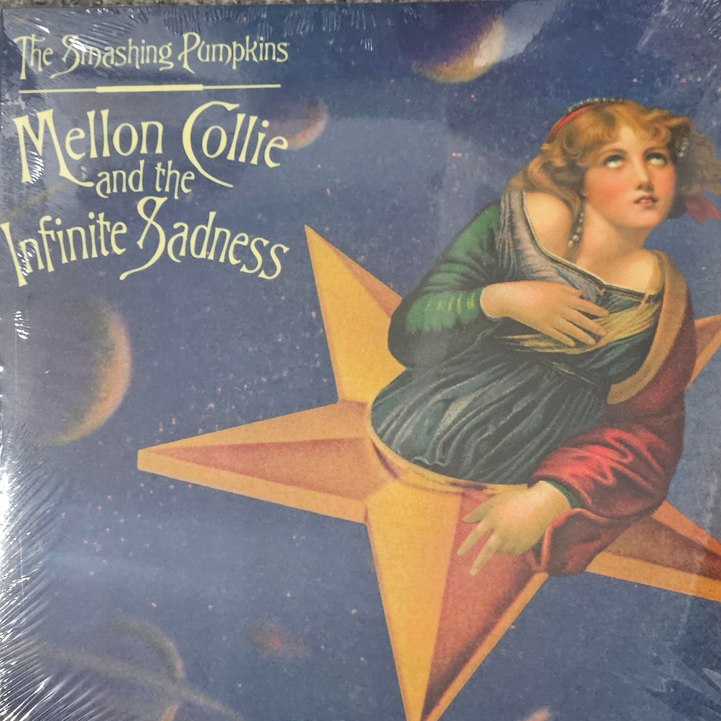 SMASHING PUMPKINS - MELLON COLLIE AND THE INFINITE SADNESS. 3LP YELLOW COLOURED VINYL INCL POSTER