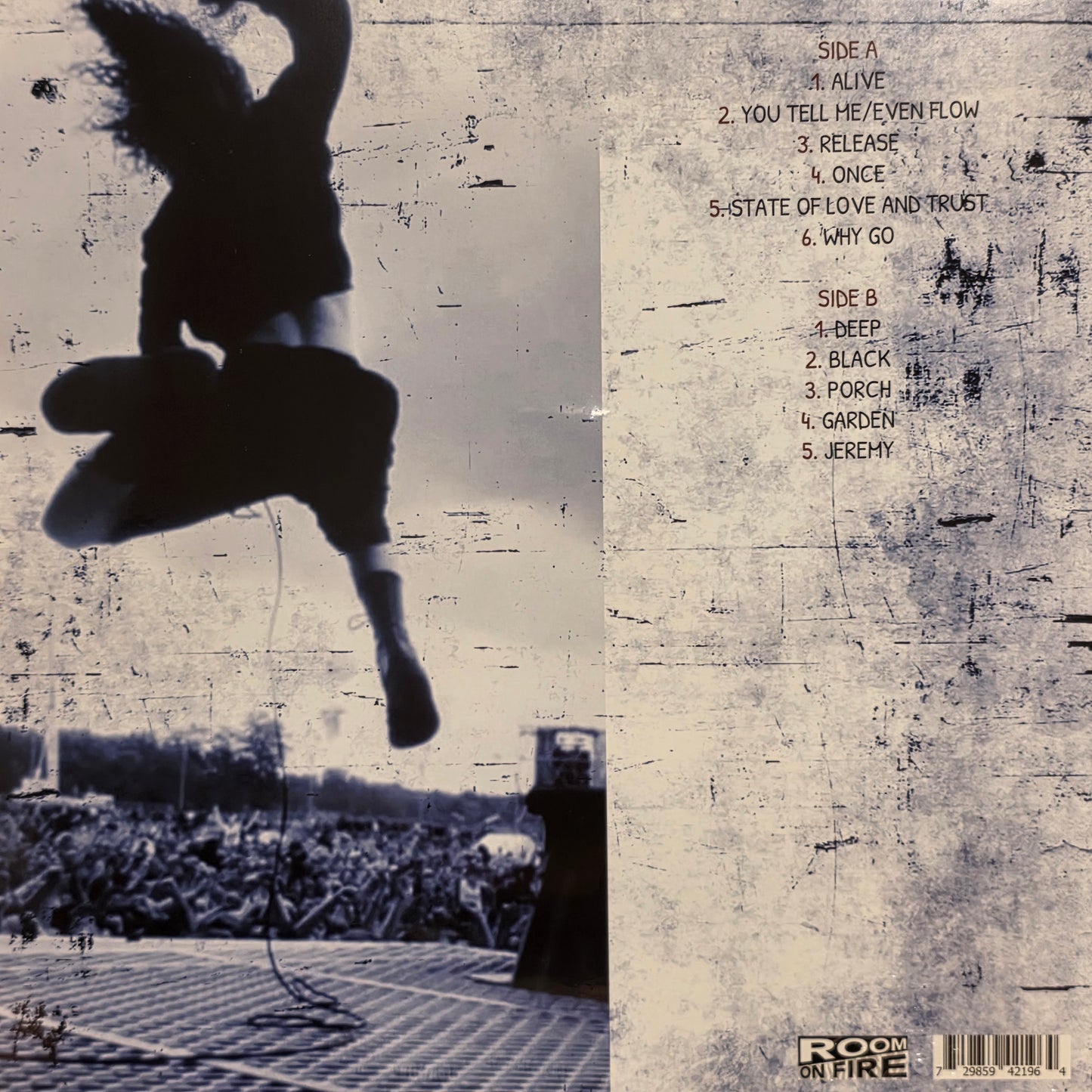 Pearl Jam - Deep Live In Chicago Live 1992 Vinyl Record LP