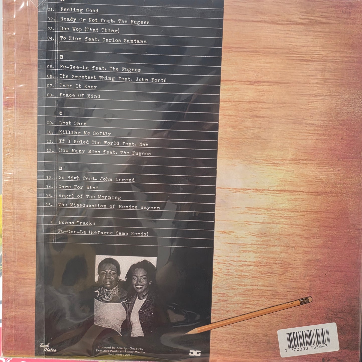 Nina Simone & Lauryn Hill - The Miseducation of Eunice Waynon Vinyl Record