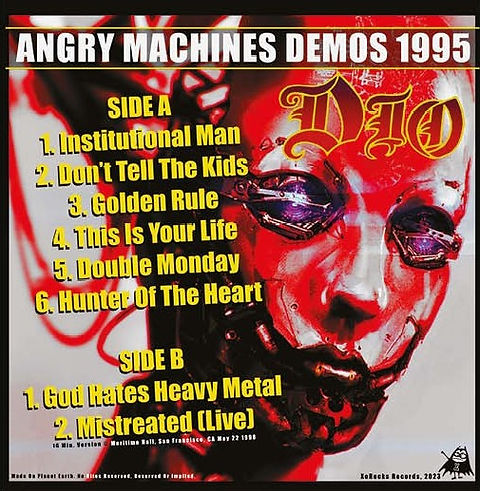Dio – Angry Machines Demos "BLUE COLOURED VINYL"