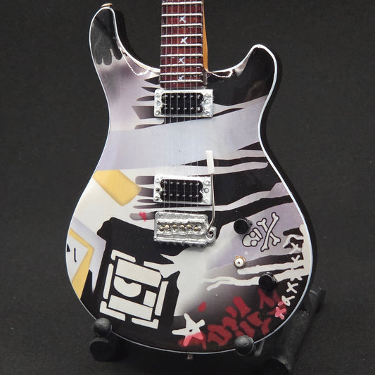 Miniature Guitar - Linkin Park Mike Shinoda PRS CE24 Signature - Model Guitar Inc Stand