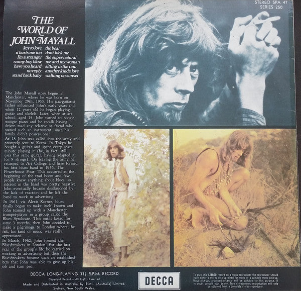 John Mayall : The World Of John Mayall (LP, Comp, RE)