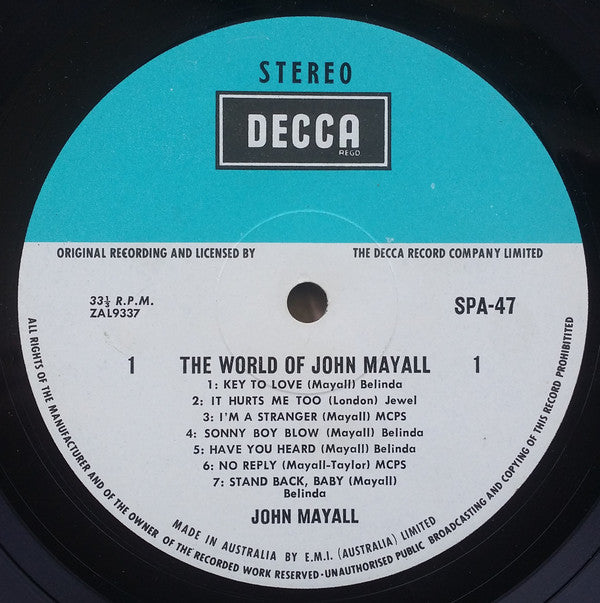 John Mayall : The World Of John Mayall (LP, Comp, RE)