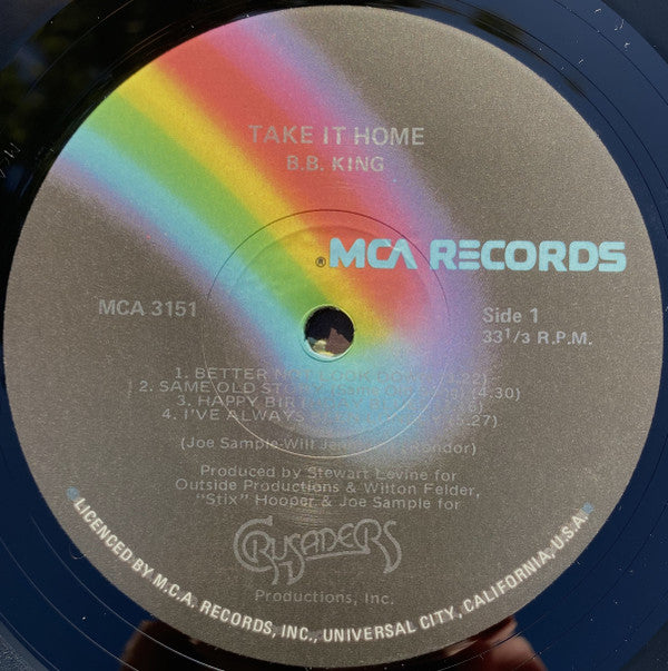 B.B. King : Take It Home (LP, Album)