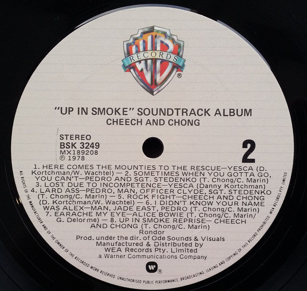 Cheech y Chong* : Up In Smoke (LP, Album, Gat)