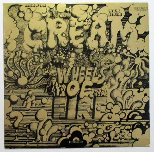 Cream (2) : Wheels Of Fire - In The Studio (LP, Album)