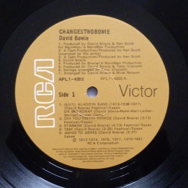 David Bowie : ChangesTwoBowie (LP, Comp)