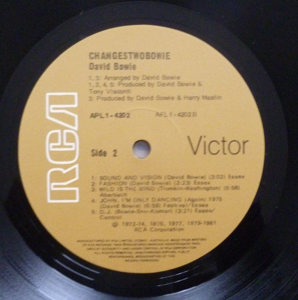 David Bowie : ChangesTwoBowie (LP, Comp)