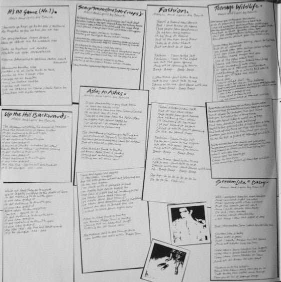 David Bowie : Scary Monsters (LP, Album)