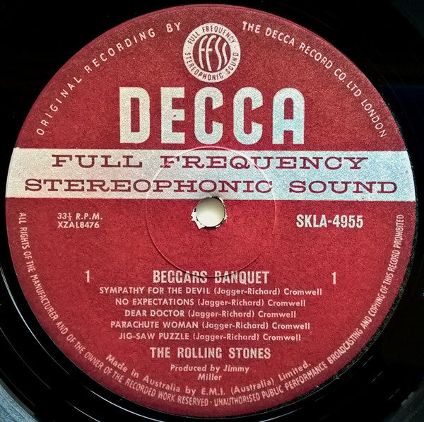 Rolling Stones* : Beggars Banquet (LP, Album, Gat)