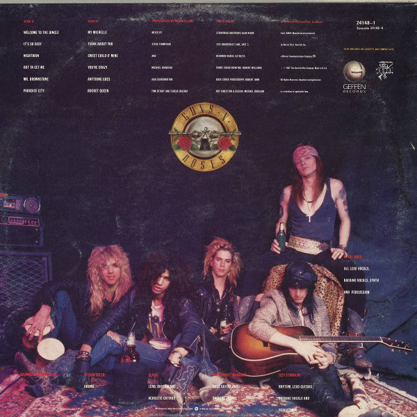 Guns N' Roses : Appetite For Destruction (LP, Album)