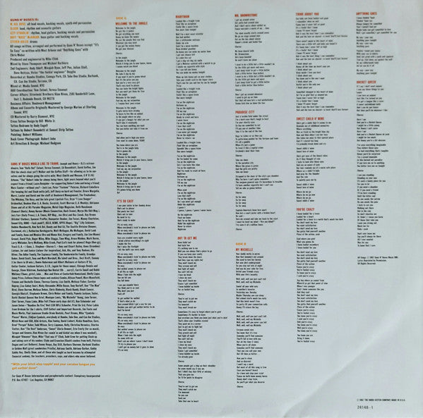 Guns N' Roses : Appetite For Destruction (LP, Album)