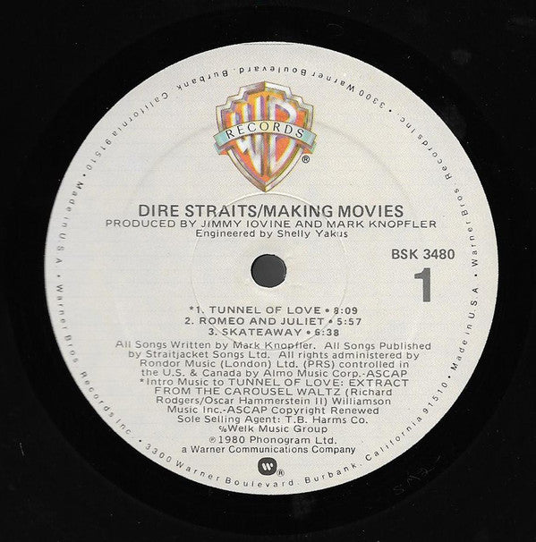 Dire Straits : Making Movies (LP, Album, Spe)