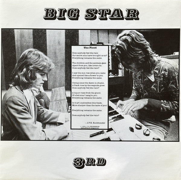 Big Star : 3rd (LP, Album, RE, 180)