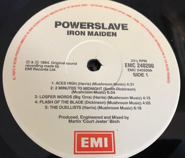 Iron Maiden : Powerslave (LP, Album)