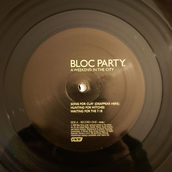 Bloc Party : A Weekend In The City (2xLP, Album)