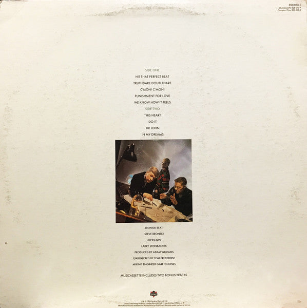 Bronski Beat : Truthdare Doubledare (LP, Album)