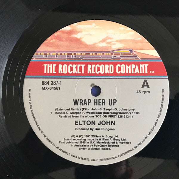 Elton John : Wrap Her Up (12", Single)