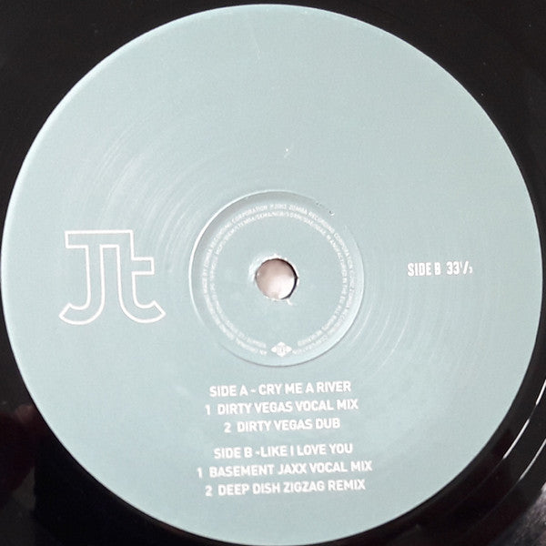Justin Timberlake : Cry Me A River (12", Single)
