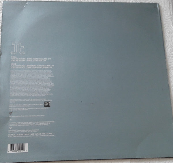 Justin Timberlake : Cry Me A River (12", Single)