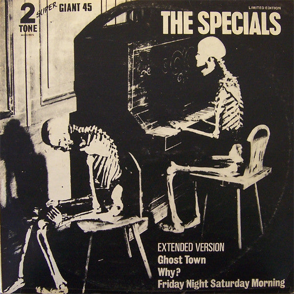 The Specials : Ghost Town (Extended Version) (12", Ltd)
