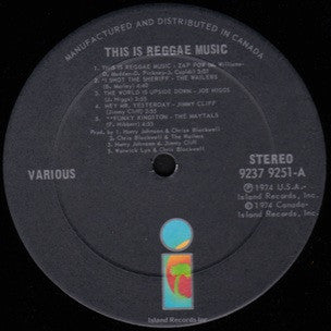 Various : This Is Reggae Music (LP, Comp)