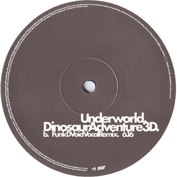 Underworld : Dinosaur Adventure 3D (12", Single)