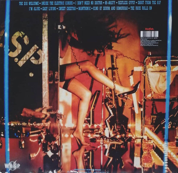 W.A.S.P. : Inside The Electric Circus (LP, Album, RE, S/Edition, Blu)