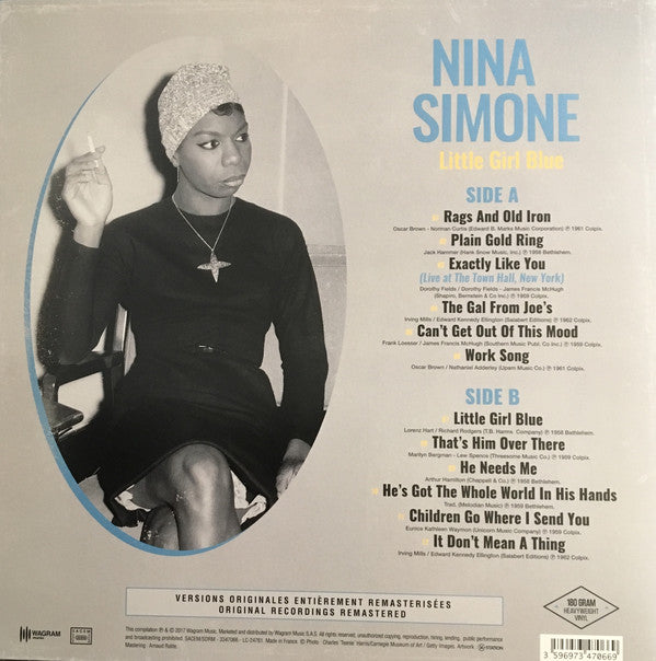 Nina Simone : Little Girl Blue (LP, Comp, RM, 180)