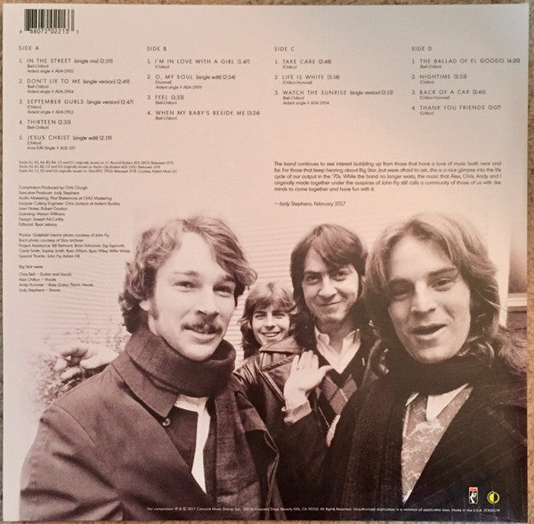 Big Star : The Best Of Big Star (2xLP, Comp, Gat)