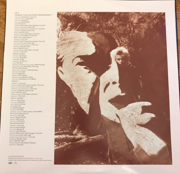 David Bowie, Trevor Jones : Labyrinth (From The Original Soundtrack Of The Jim Henson Film) (LP, Album, RE, RM)