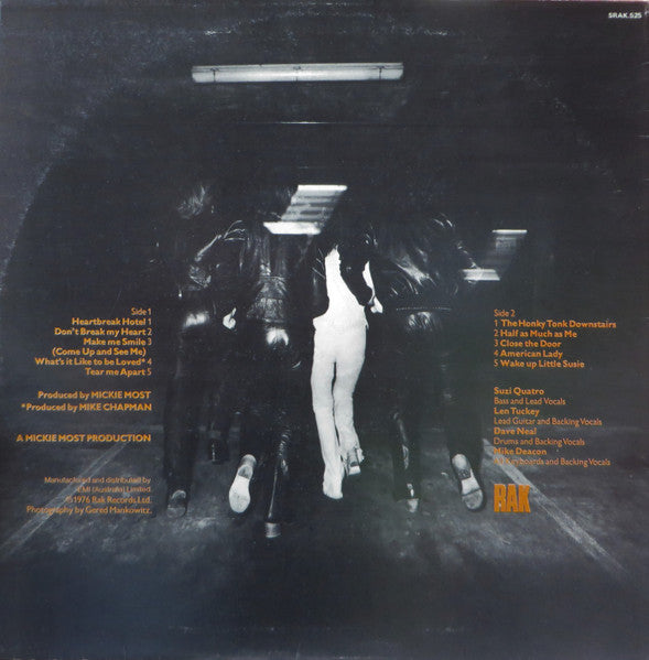Suzi Quatro : Aggro-Phobia (LP, Album)