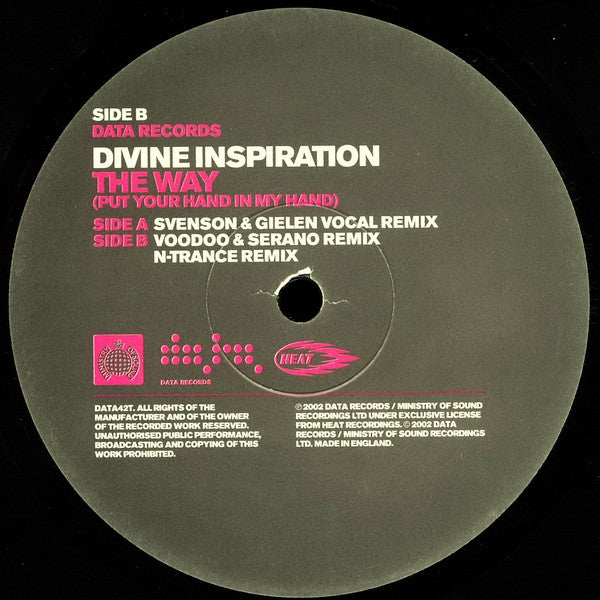 Divine Inspiration : The Way (Put Your Hand In My Hand) (12")
