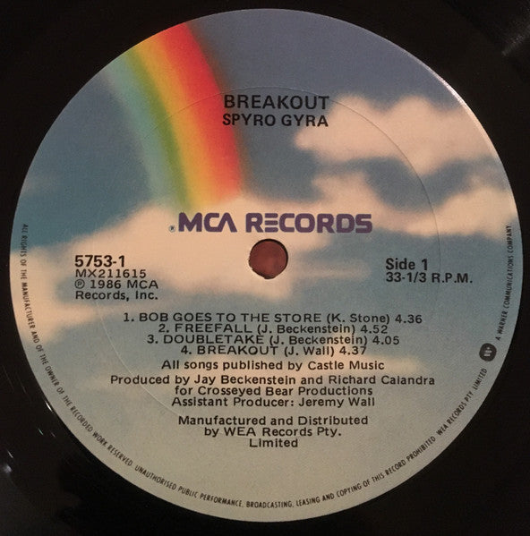 Spyro Gyra : Breakout (LP, Album)
