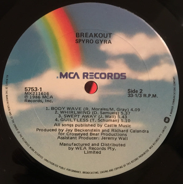 Spyro Gyra : Breakout (LP, Album)