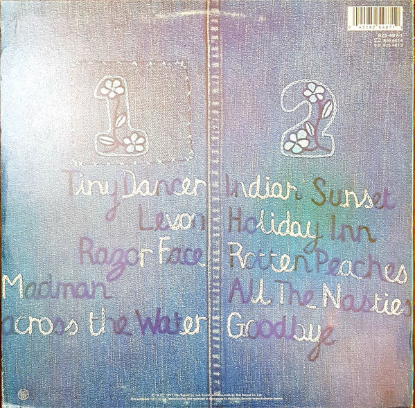 Elton John : Madman Across The Water (LP, Album, Pri)