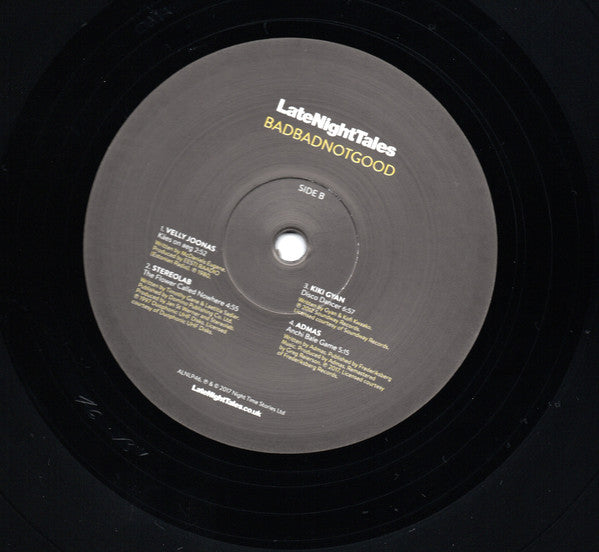 BadBadNotGood : LateNightTales (2xLP, Album, Comp, 180)
